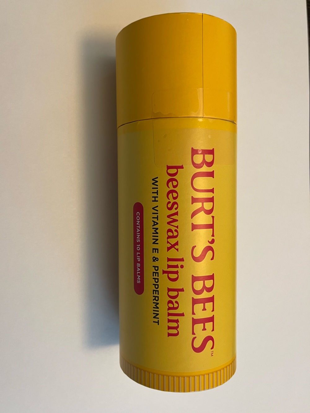 Limited Edition Mini Mega Tube Original Burt's Bees Beeswax Lip Balm